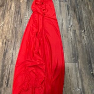Adult Red full length hooded cape